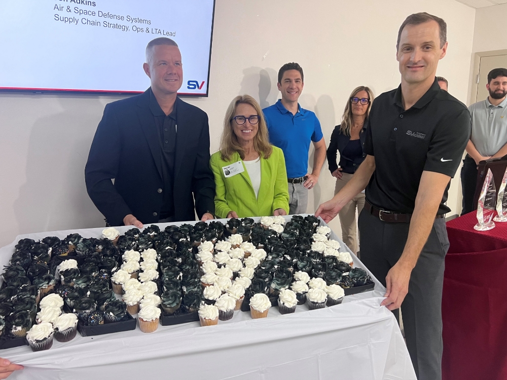 RTX Cupcake Display Provided by SV Microwave HR